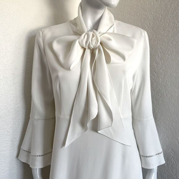 REVOLVE RACHEL ZOE Dress Revolve Wynn Bow Neck Size 10 • NEW - Picture 8 of 14